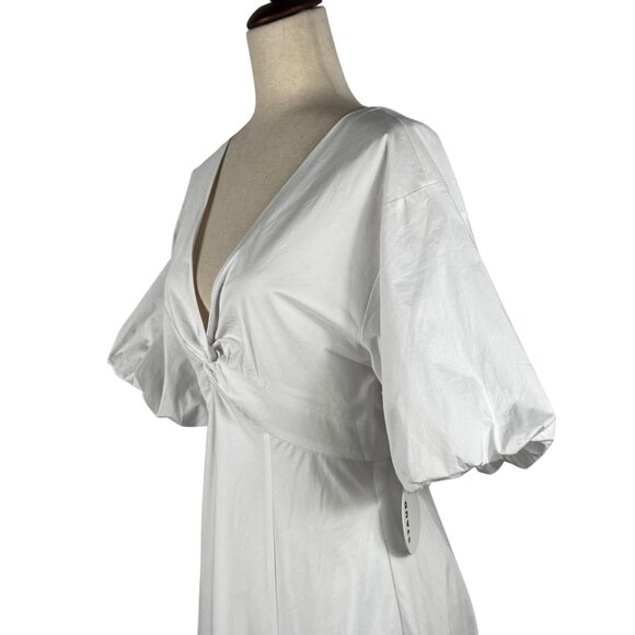 New with tags STAUD Finley Dress in White Size 4 - Picture 8 of 13